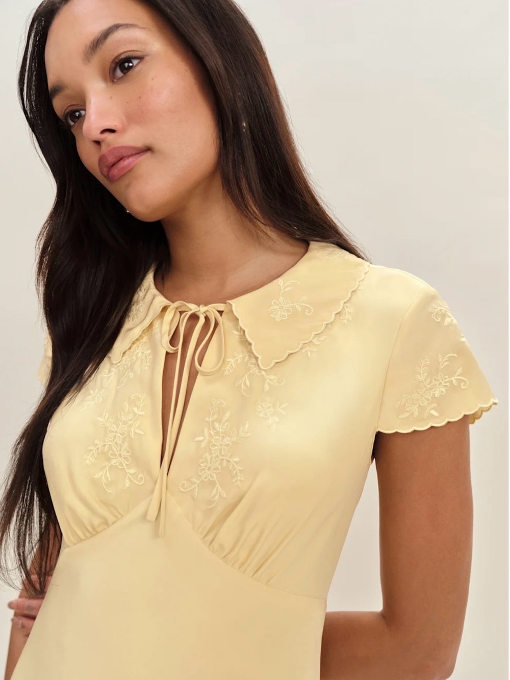 Reformation Lydia Silk Dress Size 6